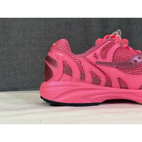 Saucony Grid‎ Azura 2000 Triple Neon Pink Rose S70774-4 Men sz 10.5 Unisex - Picture 16 of 16